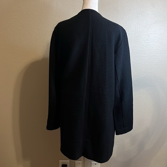 Eileen Fisher Black Cardigan SZ M/M - Picture 3 of 9